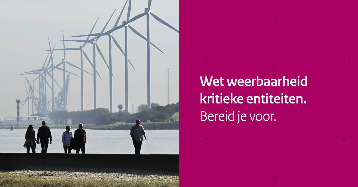 Wet weerbaarheid kritieke entiteiten. Bereid je voor