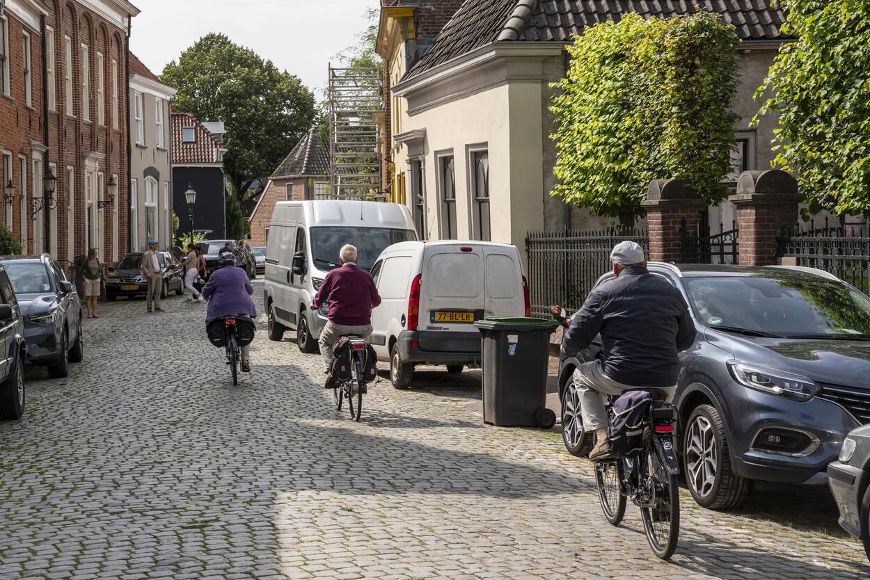 Mensen op de fiets